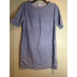 Forever 21 Denim Mini Dress Women’s Small Y2K Retro 90s Jean Dress Vintage Look